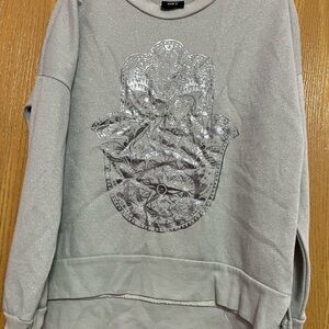 R.Q.T. Vintage Graphic Gray Top - Size S